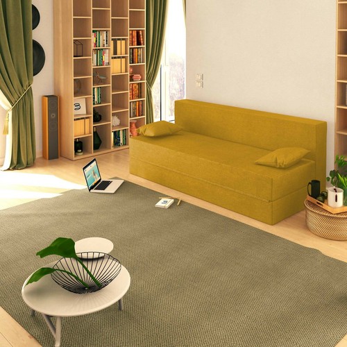 DIVANO LETTO MATRIMONIALE 190 CM 3 POSTI TRASFORMABILE BALDIFLEX TRETRIS - Imagen 12 de 161