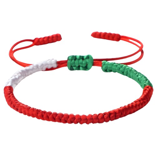 Bracciale intrecciato corda intrecciata 32 stili bandiera nazionale trendy bambini uomo donna regalo - Foto 24 di 41