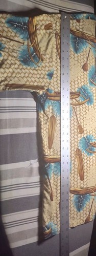 Wooden Turtle Canoe Hawaiian Shirt Mens Large - Picture 4 of 15