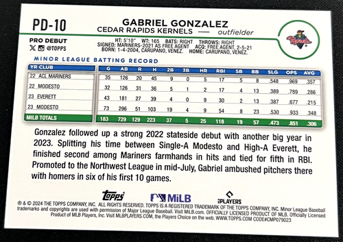 2024 Topps Pro Debut ⚾ PD1 - PD200 Complete a Set Rookies & Prospects - Inserts! - Picture 22 of 72