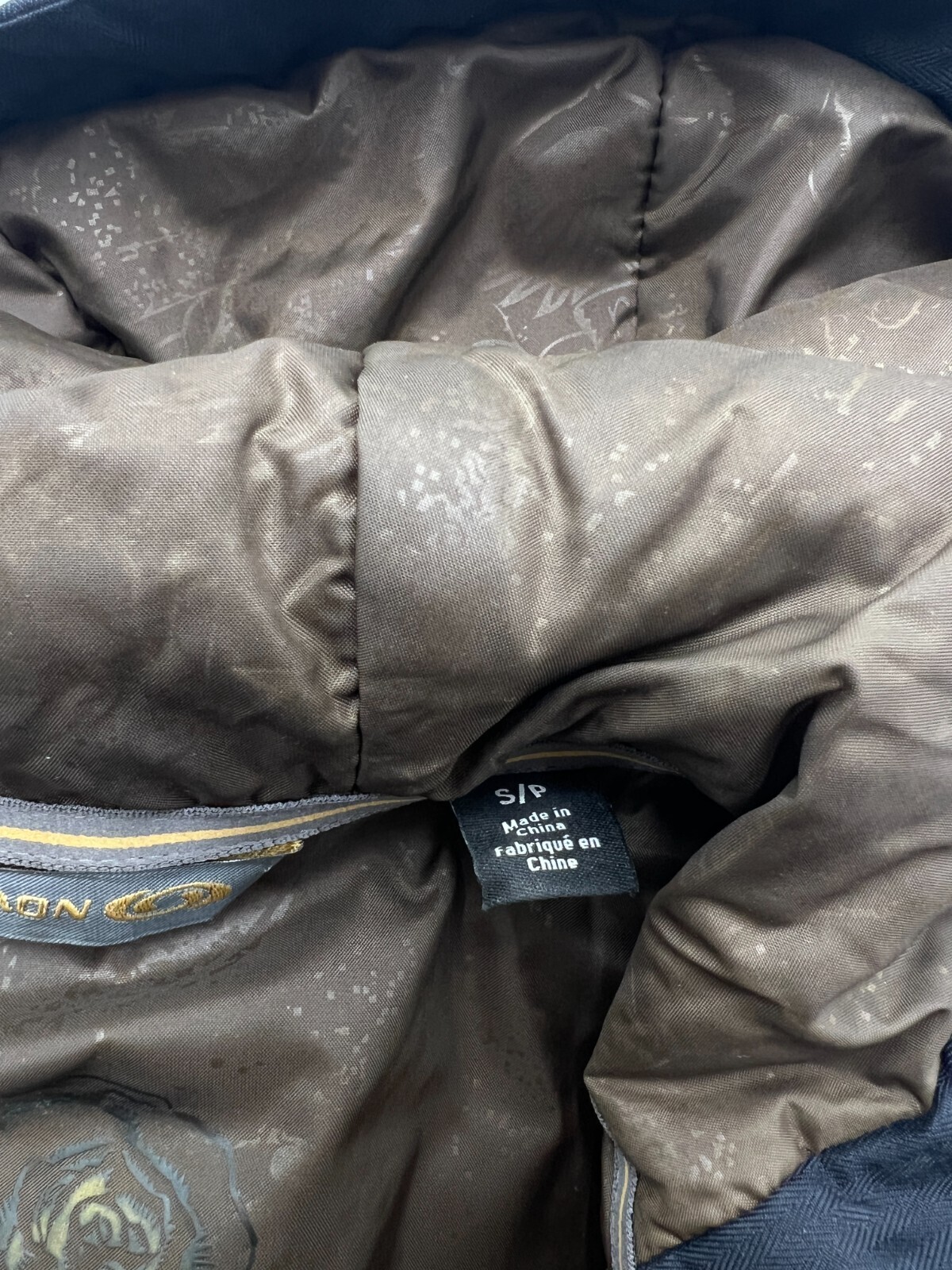 SALOMON Giacca Puffer Con Cappuccio Donna Taglia S