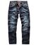 miniatura 3  - Rock Creek Pantalones Vaqueros Hombre Jeans Vaqueros Corte Recto Jeans Usados Look W29-W44