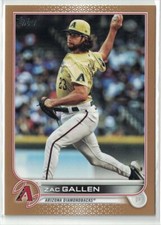 2022 Topps Gold Parallel Zac Gallen 1984/2022 Arizona Diamondbacks