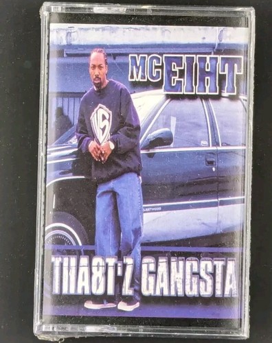 MC EIHT- Tha8t'z Gangsta Cassette *SEALED* Cali Gangsta Rap Tape Rare 2001 - Afbeelding 1 van 3