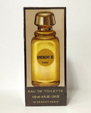 GIVENCHY III 3 EAU DE TOILETTE SPLASH Flakon 120 ml OVP EdT Vintage Rare