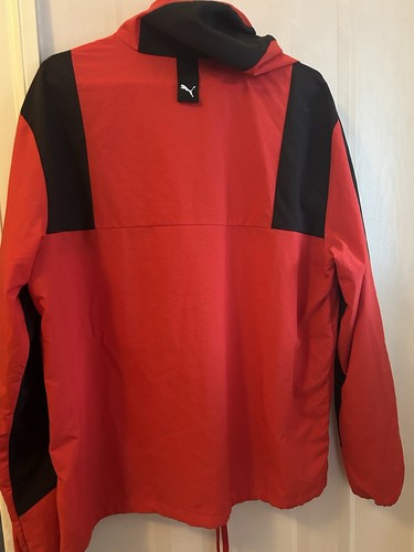 Puma Hooded Windbreaker Jacket Size Large Men’s - Picture 3 of 5