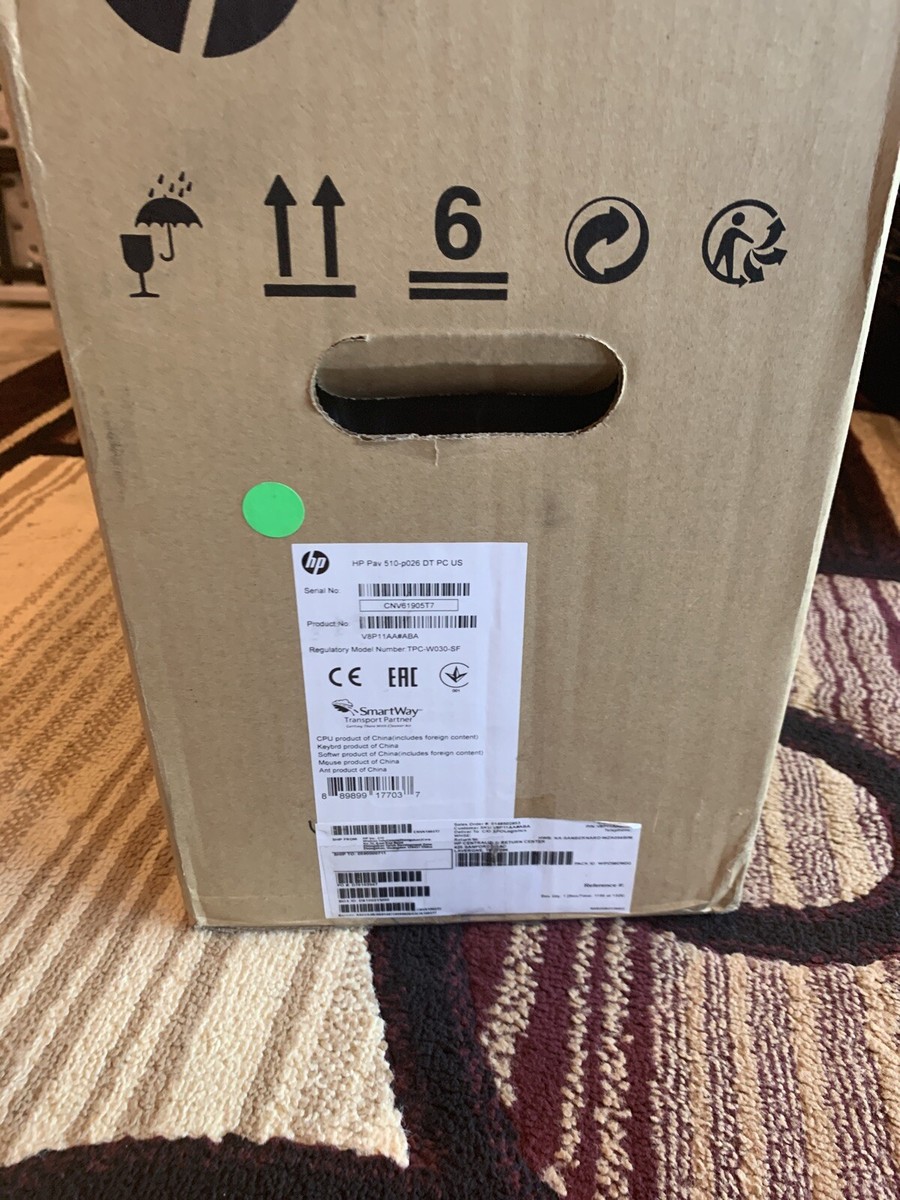 HP Pavilion 510-P026 Desktop Core i5-6400T Quad-Core 12GB DDR4