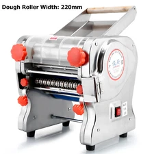 Commercial Electric Dough Roller Sheeter Noodle Pasta Dumpling Maker Machine