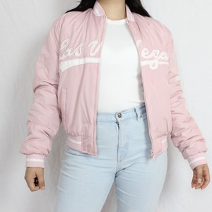 pale pink bomber jacket