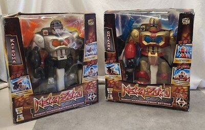 Meka-Zoku Robot Warriors From Beyond Chikara AND Katsuma Set - Open Box