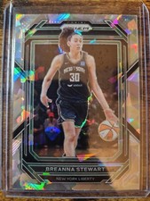 2023 Panini WNBA Prizm Breanna Stewart Cracked Ice Prizm #17 New York Liberty