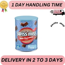 Swiss Miss Milk Chocolate Flavored Hot Cocoa Mix, 45.68 Oz Canister
