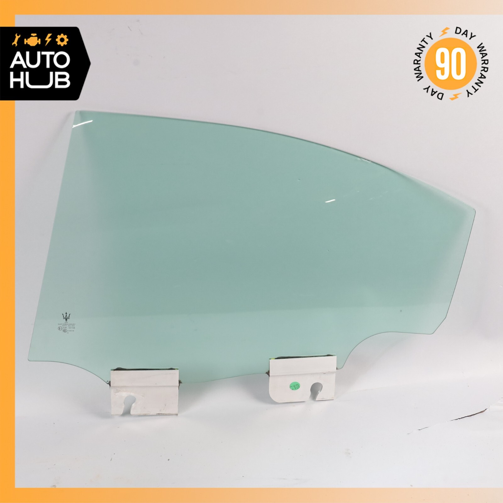 14-22 Maserati Ghibli M157 Rear Left Driver Side Door Window Glass OEM