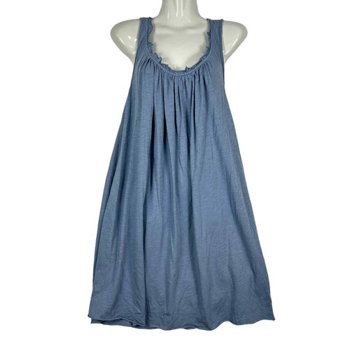 Sundays Two Blue Sleeveless Short Dress Large  - Picture 1 of 3
