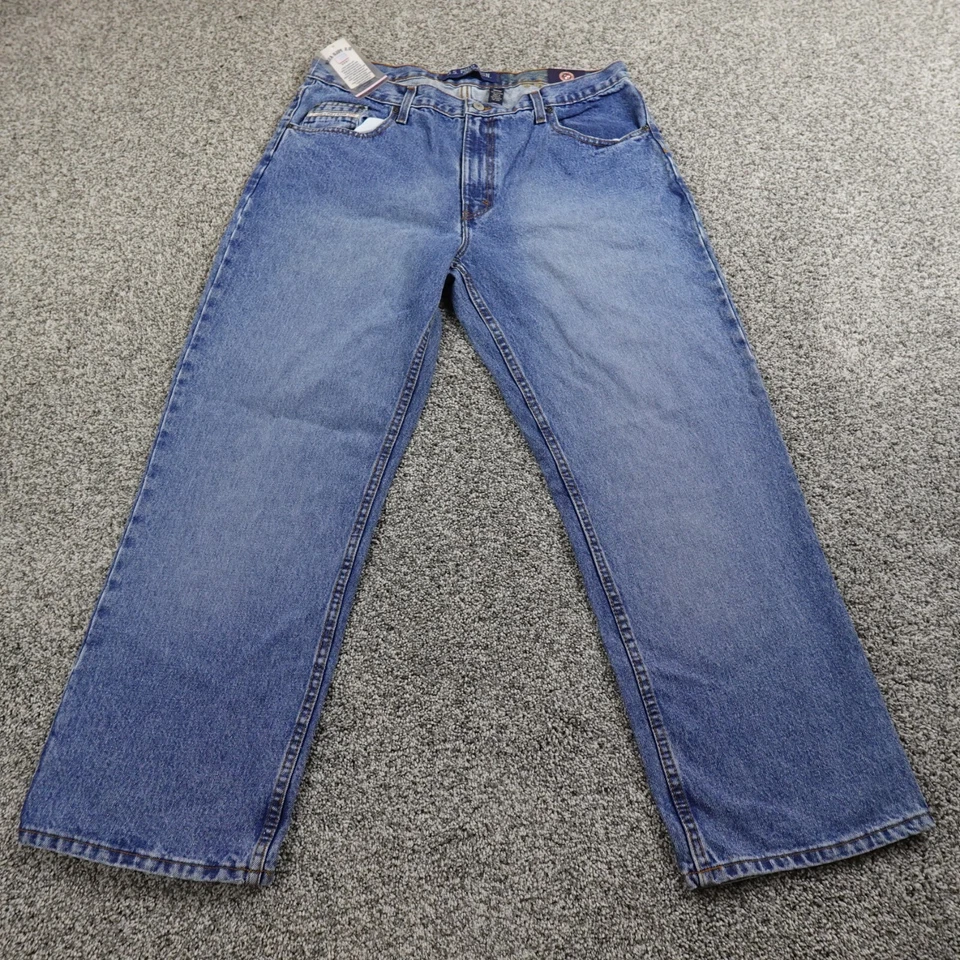 VTG US Polo Assn Jeans Mens 36X30 Blue Denim Flag Wide Leg Baggy Skate 90s Y2K - Image 3 of 4