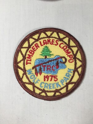 1975 Three Rivers Council Timber Lakes Camporee BSA Activity Patch | eBay