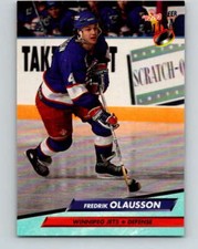 1992-93 Fleer Ultra #244 Fredrik Olausson NHL  Winn Jets