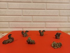 COLLEZIONE DI 6 SCOIATTOLI ONKEN SERIE COMPLETA SORPRESINE VINTAGE RARE