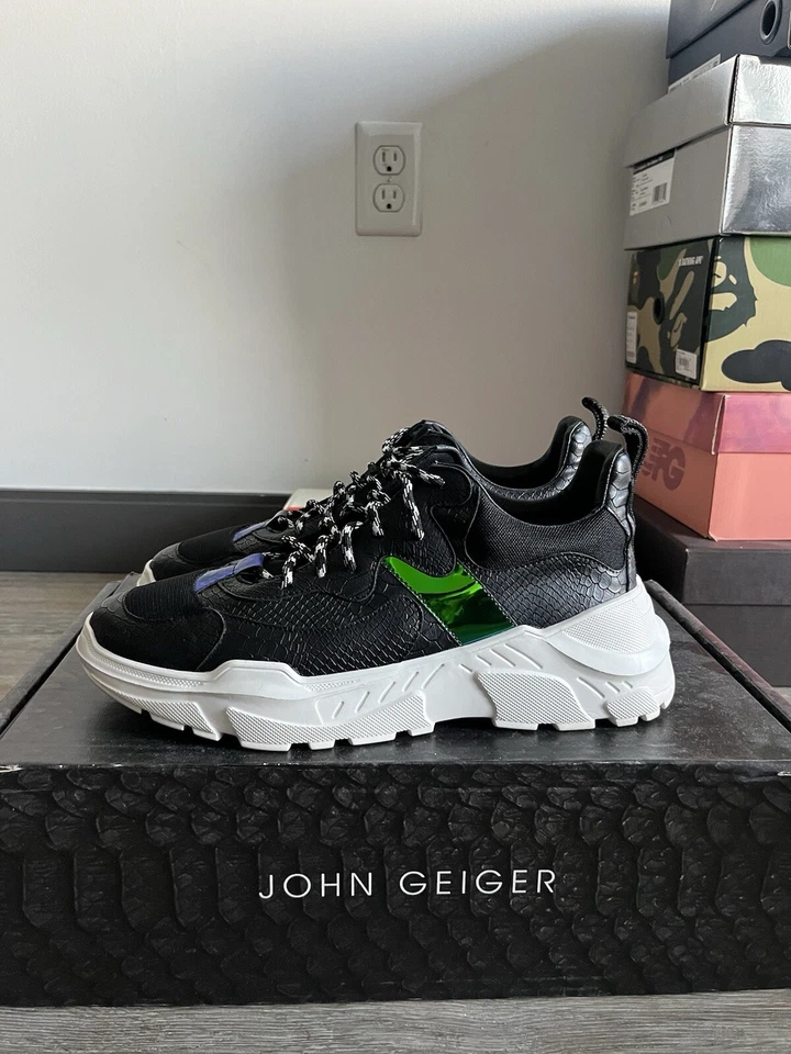 2 PAIRS! John Geiger OG 003 Black Python And OG 001 Distressed Worn 1X VNDS - Image 4 of 4