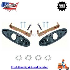 Outside Bullet Mirror Mounting Bracket Set For 1970-81 Firebird Camaro Nova Gto