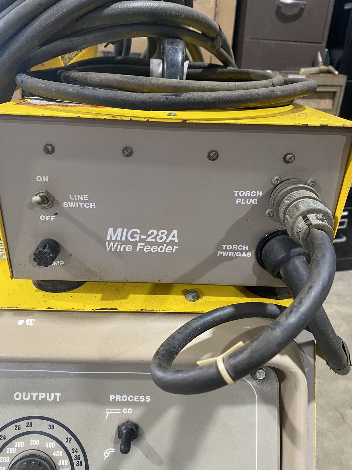 ESAB 653 CVCC Welding System with MIG28A WIRE FEEDER AND ESAB SPOOL