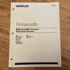 CAT Caterpillar D6D D6E Electrical WIRING Schematic SERVICE MANUAL TRACTOR DOZER