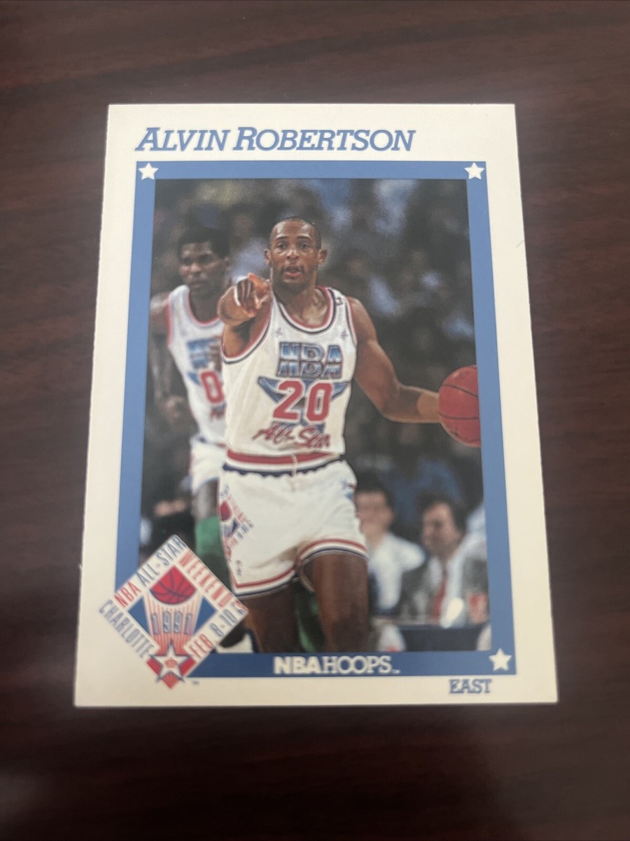 1991-92 NBA Hoops Alvin Robertson #258 All Star Arkansas