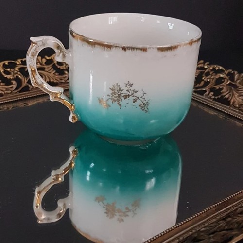 Antique Royal Bavaria China Cup, PMB Porzellanfabrik Moschendorf Germany 1879-95 - Picture 6 of 10