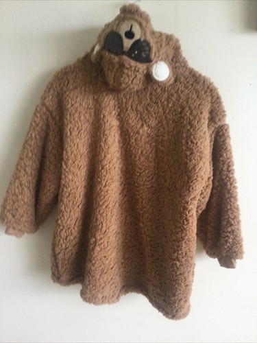 IMG SHERPA OVERSIZED HOODED COOL BEAR BLANKET FRONT POCKETS TODDLER SIZE 3-5 NWT - Picture 11 of 15