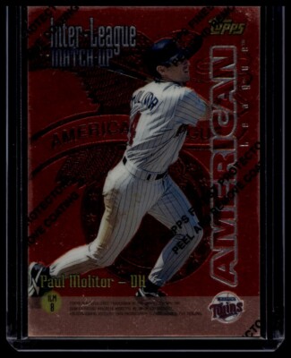 Jeff King Paul Molitor 1997 Topps #ILM8 Inter-League Match-Up