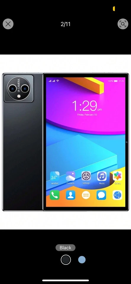 Qetupa X15 Android Tablet 10.1 Inch 8GB+64 GB Blue - Image 2 of 4