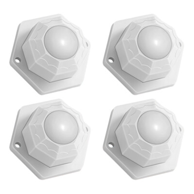 4pcs Caster Wheels Sticky Roller Wheel for Small Furnitures (White rubber ball)
