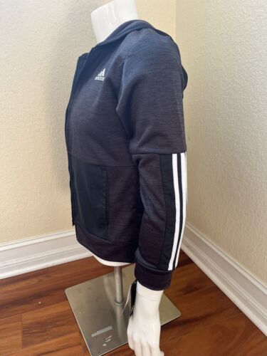 Adidas Boy’s BRAND LOVE ZIP HOODIE Size Medium 10-12 - Picture 3 of 8