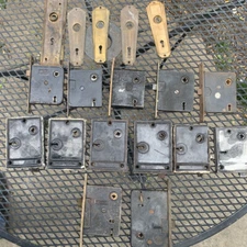 Vintage Antique Locks Plates Lot Of 17 Read!