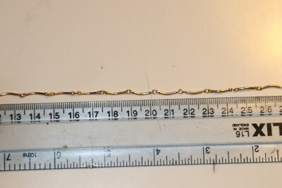  Gold filled 13x1mm chain 3x2mm connector dr6