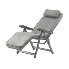 Poltrona sdraio Paradiso con poggiatesta extraconfort col causale Cuscino cm 6,5