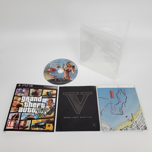 Grand Theft Auto V Five - Playstation 3 PS3 - Incl. Map - Picture 8 of 12