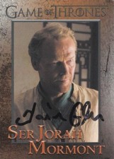 Iain Glen &middot; Game of Thrones &middot; Jorah Mormont &middot; Sammelkarte &middot; Autogramm