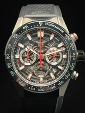 TAG Heuer Carrera CBG2A10.FT6168 - 45mm Black Skeleton Dial