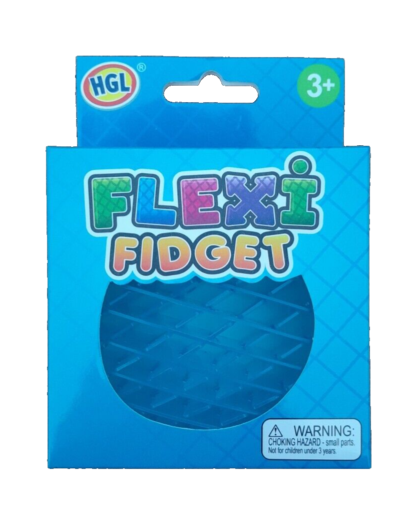 FLEXI FIDGET MESH WORM AUTISM ADHD SENSORY STRESS TOY By HGL (BLUE) BRAND NEW!