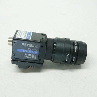 KEYENCE CV-030 ハイスピードカメラ Keyence CV-035C High-Speed CCD Machine Vision Color Camera, Fast