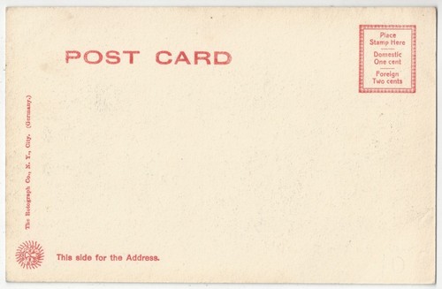 1906 Defiance, Ohio - Post & Pferdegezeichnete Postträger - handfarbiger PC - Bild 2 von 2