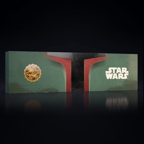 NERF LMTD Star Wars Boba Fett EE-3 Carbine Blaster Illuminated Scope 12 Darts - Picture 6 of 6