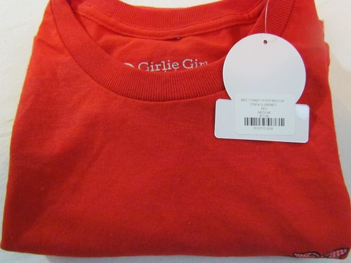 Girlie Girl Originals "Meet Crazy Heifer" Red Short Sleeve T-Shirt NWT$17.99 - Picture 8 of 11