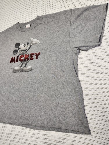 Disney Store Mickey Mouse Original Gray Mens XL T-shirt - Picture 3 of 10