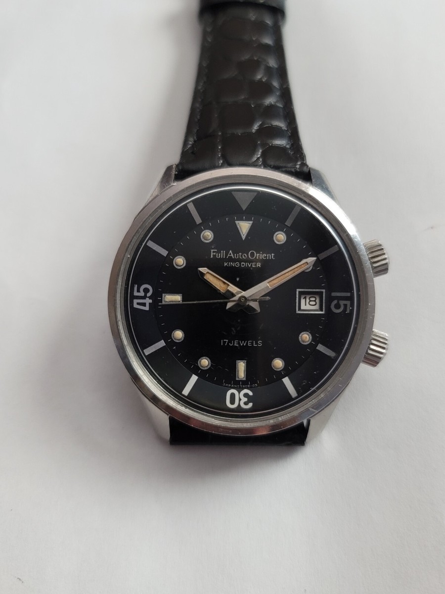 1960s Vintage Orient Full Auto King Diver Automatic SS T19202 42MM