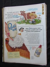 VTG 1953 Orig Magazine Ad REDDI WIP Cream Glorify Your Pies Touch of a Finger