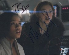 Lost in Space Mina Sundwall Taylor Russell Autographed Signed 8x10 Photo COA