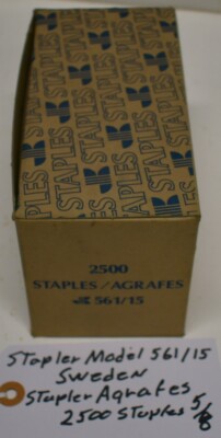STAPLES / AGRAFES. 5/8 STAPLES