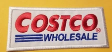 COSTCO Wholesale Embroidered Patch approx 2.25x4.75"